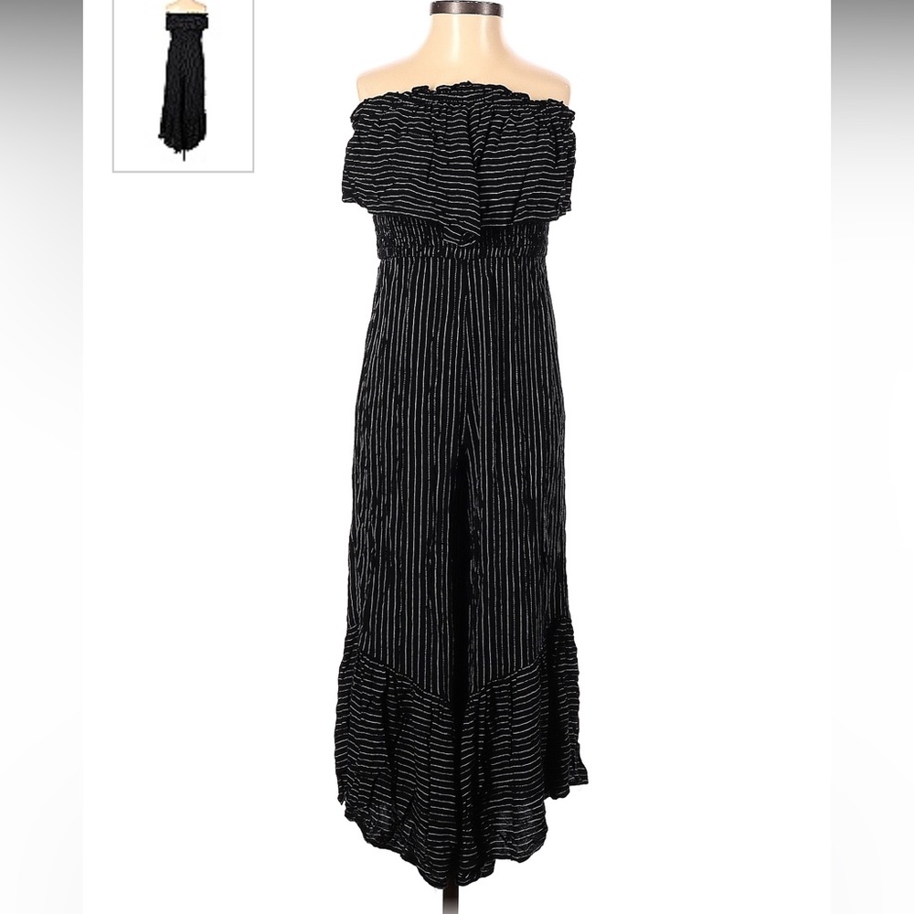 American Eagle strapless ruffled jumpsuit